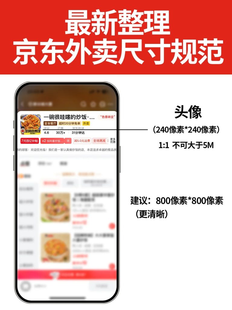 京东秒送京东外卖店铺设计装修尺寸大全(更新至2025年6月)插图2 京东秒送京东外卖店铺设计装修尺寸大全(更新至2025年6月)插图2