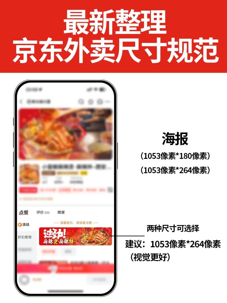 京东秒送京东外卖店铺设计装修尺寸大全(更新至2025年6月)插图1 京东秒送京东外卖店铺设计装修尺寸大全(更新至2025年6月)插图1